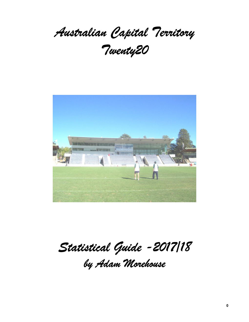 ACT Twenty20 Guide 2017-18