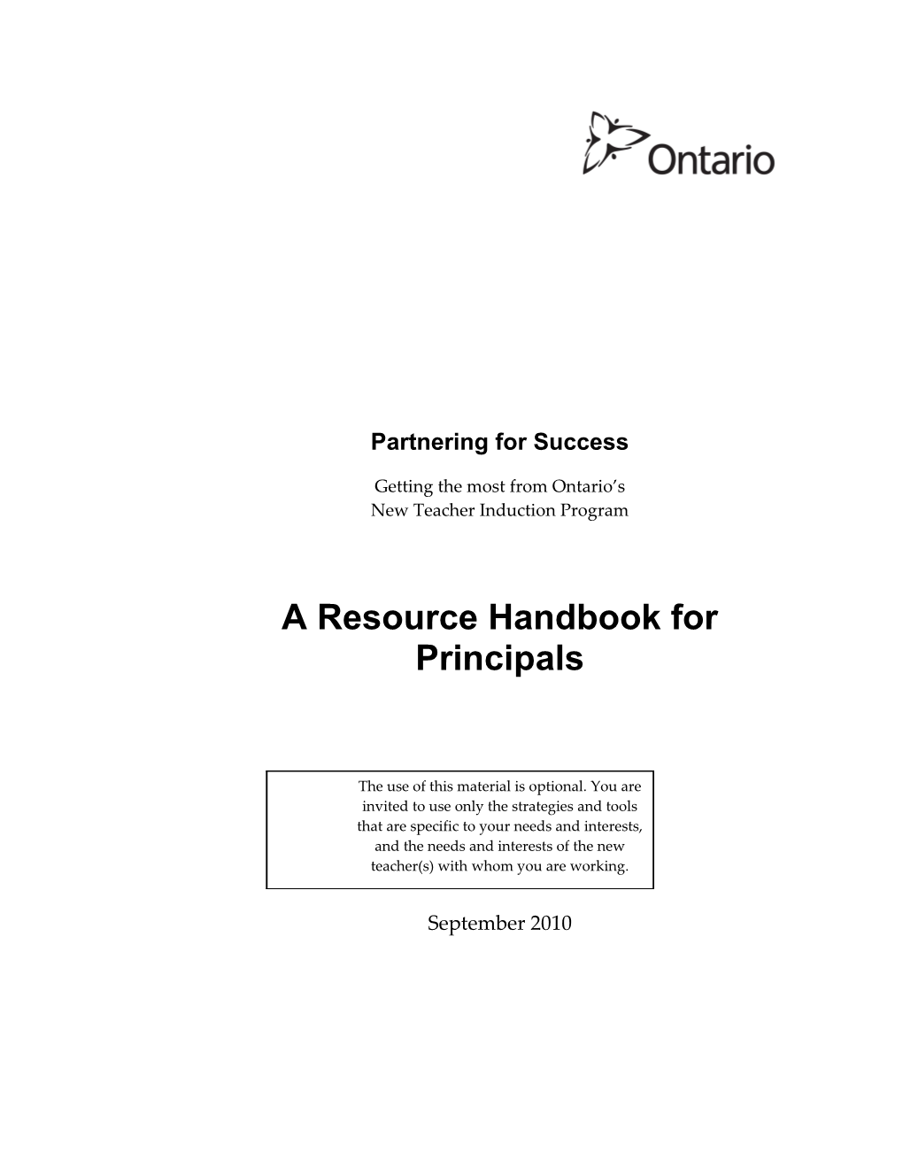 NTIP Principal Handbook