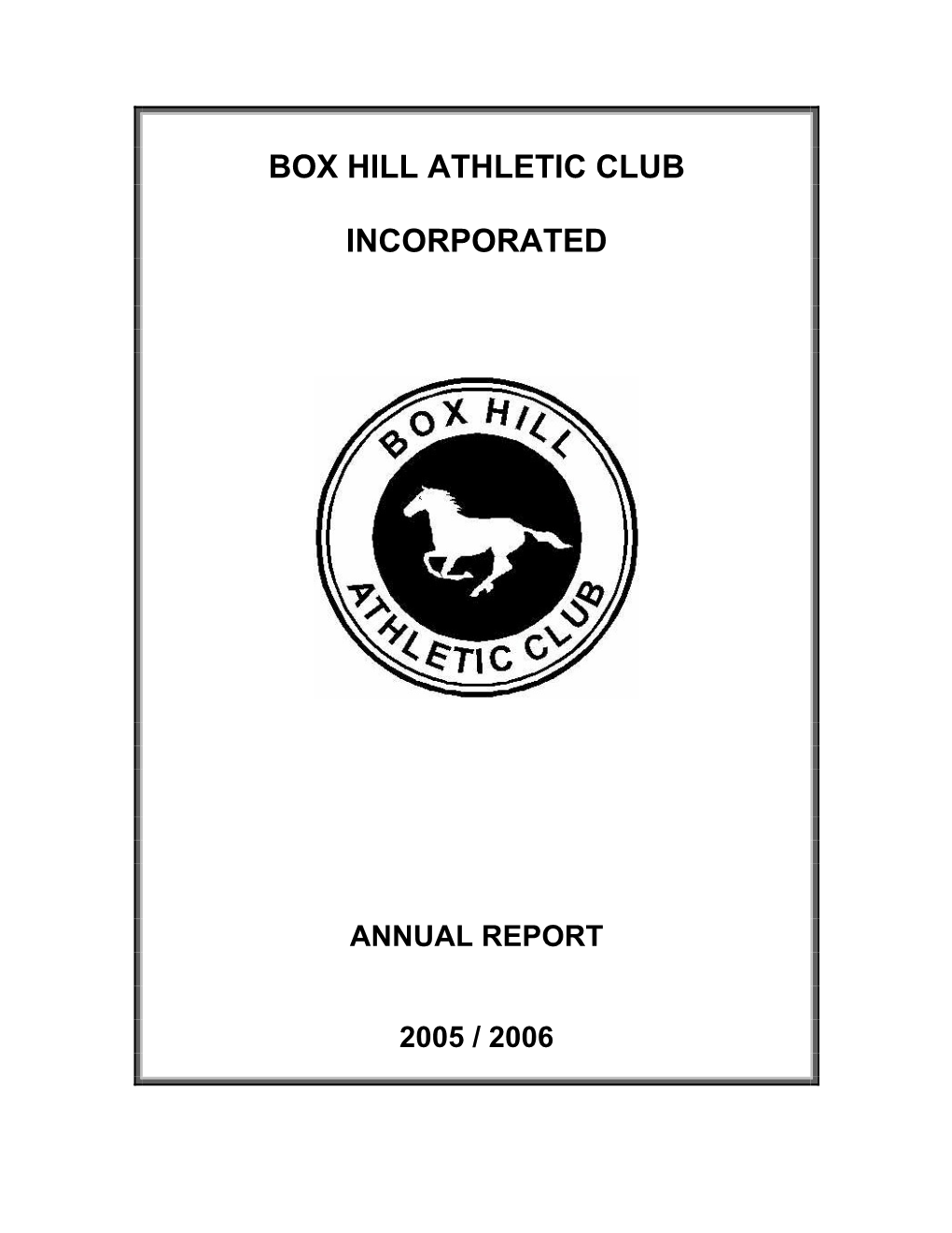 Annual Report 2005 / 2006
