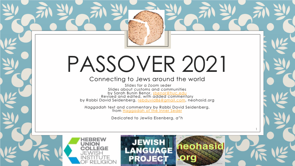 Zoom Neohasid Seder PPT.Pdf