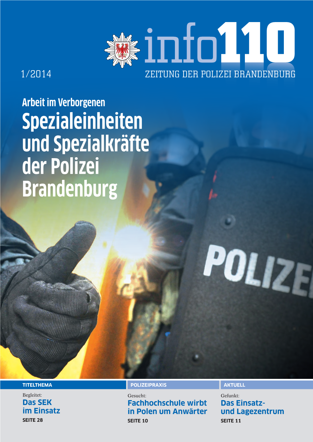 Spezialeinheiten Und Spezialkräfte Der Polizei Brandenburg