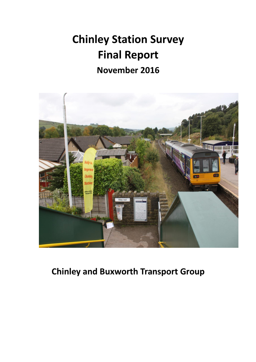 Chinley Station Survey Final Report November 2016