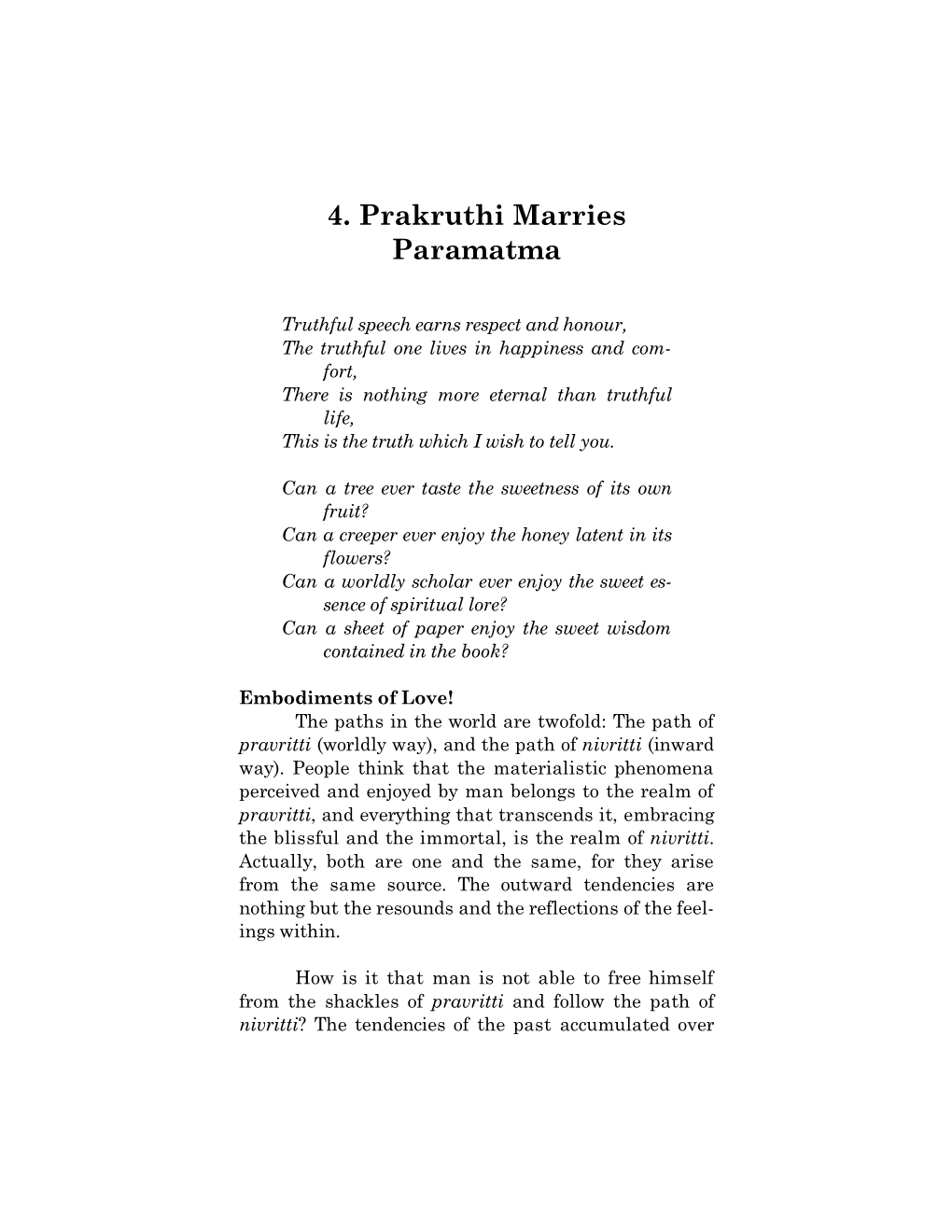 4. Prakruthi Marries Paramatma