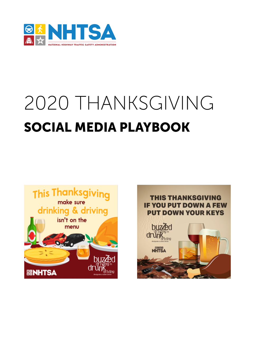 2020 THANKSGIVING SOCIAL MEDIA PLAYBOOK How to Use This Playbook