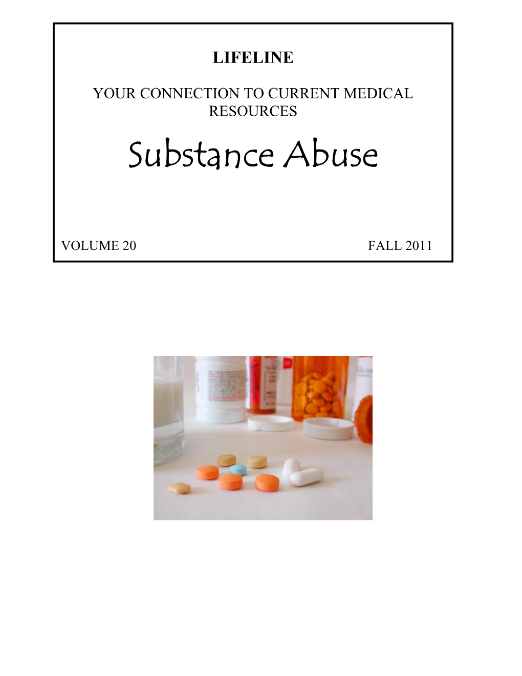 Substance Abuse Bibliography