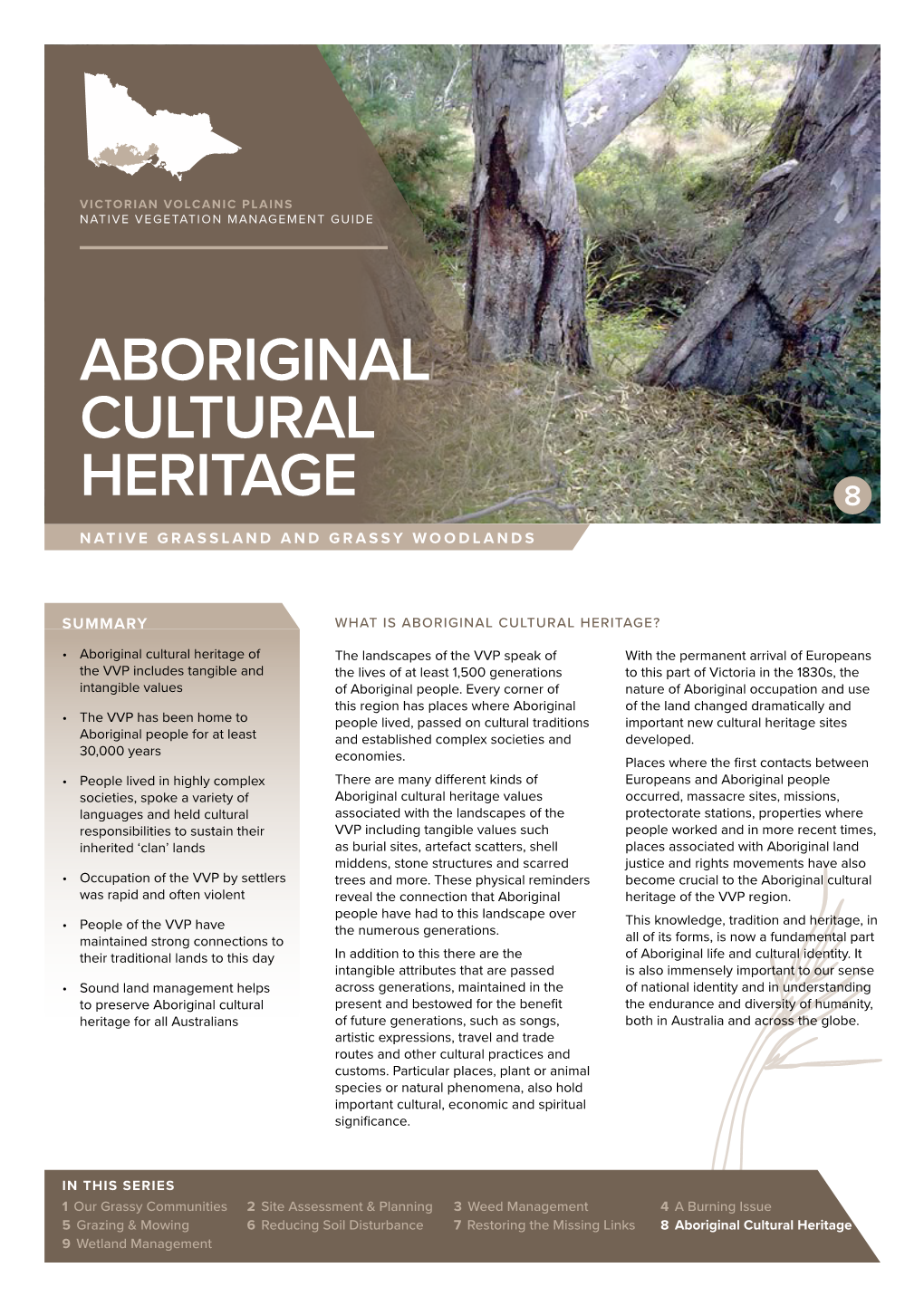Aboriginal Cultural Heritage 8