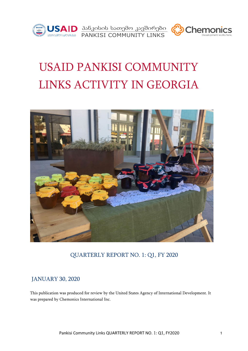 Usaid Pankisi Community Links Activity in Georgia