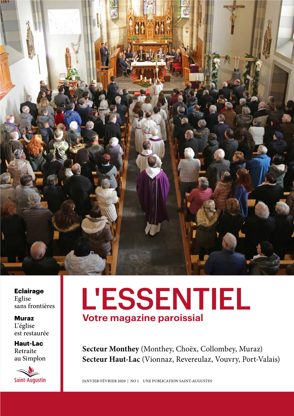 Janvier-Février 2020 | No 1 Une Publication Saint-Augustin Messes Du Secteur Monthey / Adresses