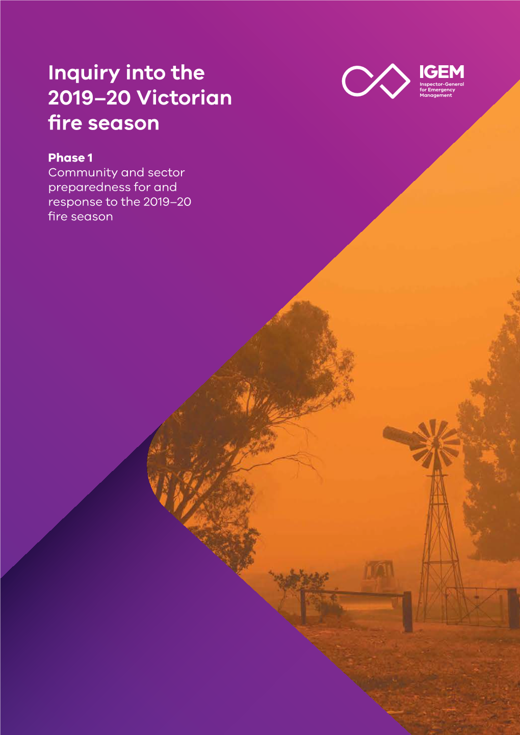 Inquiry Into the 2019–20 Victorian Fire Season