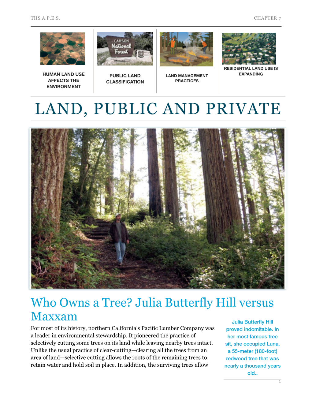 Chapter 7 Land, Public and Private