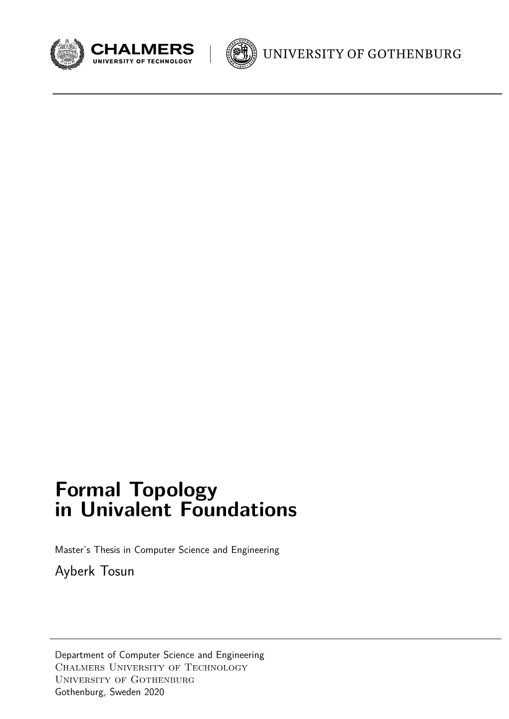 Formal Topology in Univalent Foundations