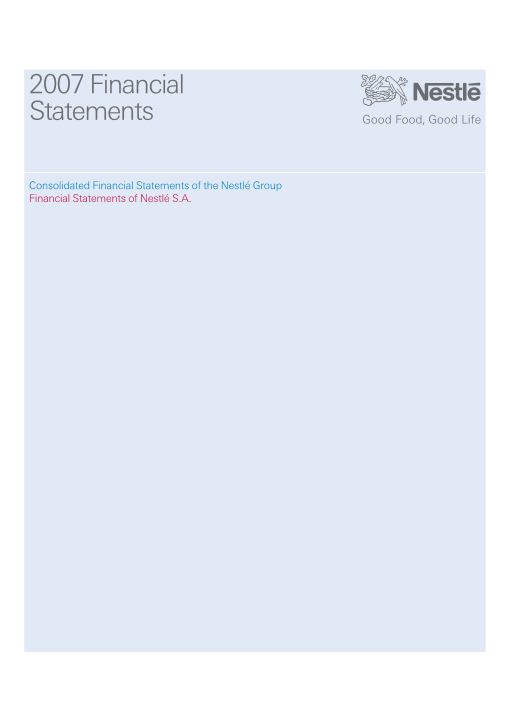 Financial Statements