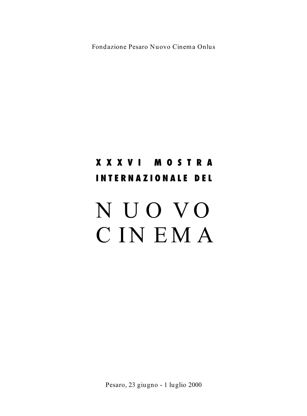 Nuovo Cinema Onlus