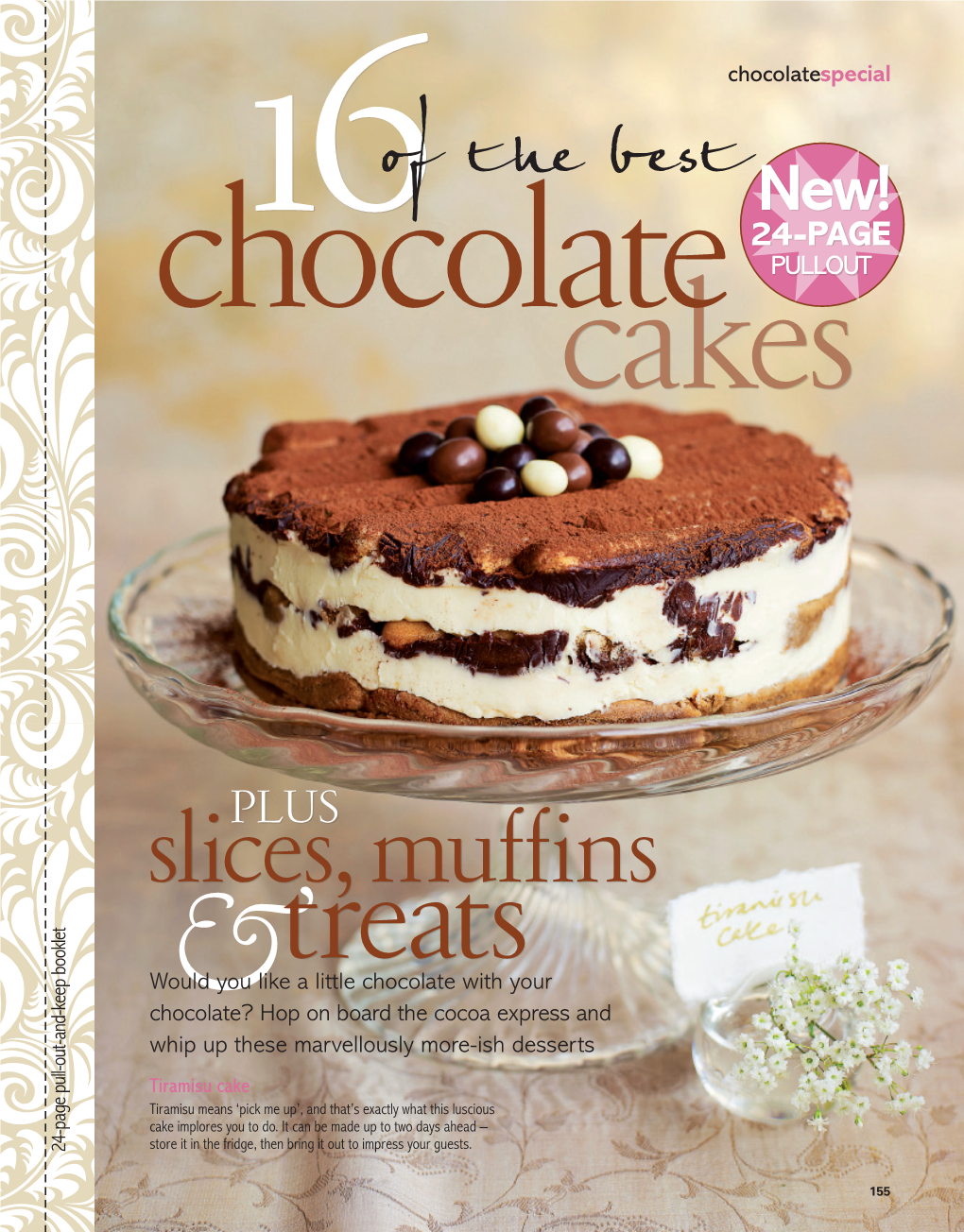 New! 24-Page 16 ✸PULLOUT Chocolatecakes