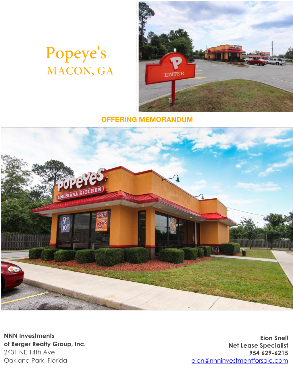 Popeye's MACON, GA