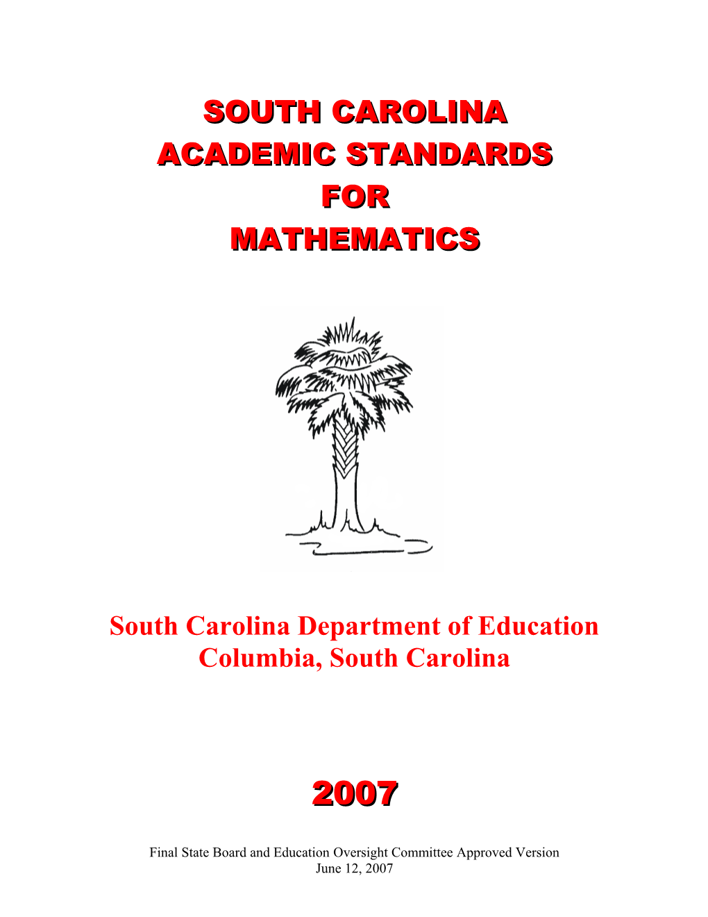 South Carolina Department of Education s1