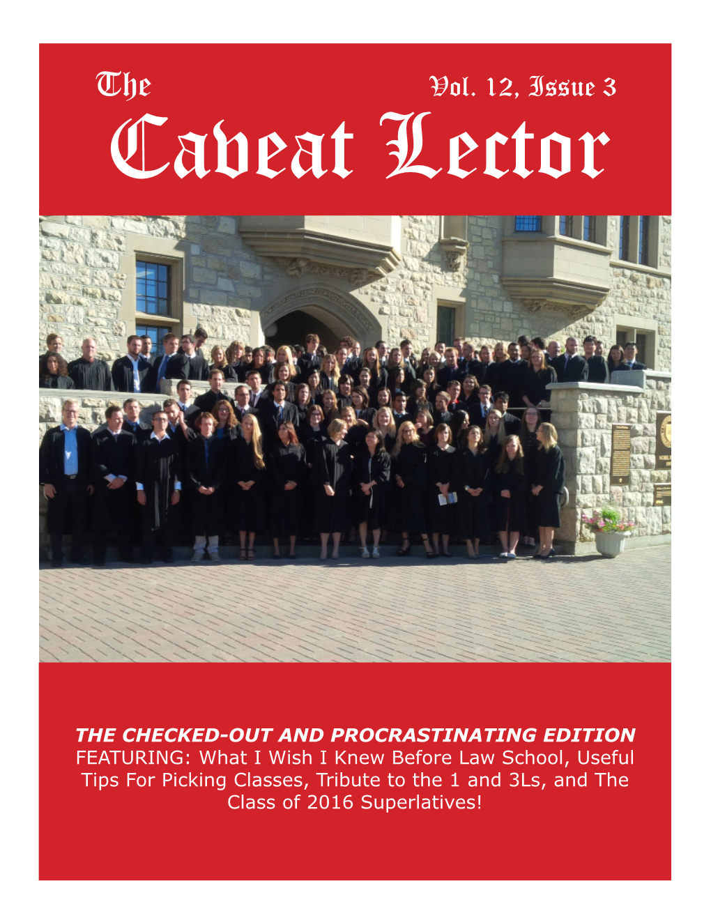 Vol. 12, Issue 3 Caveat Lector