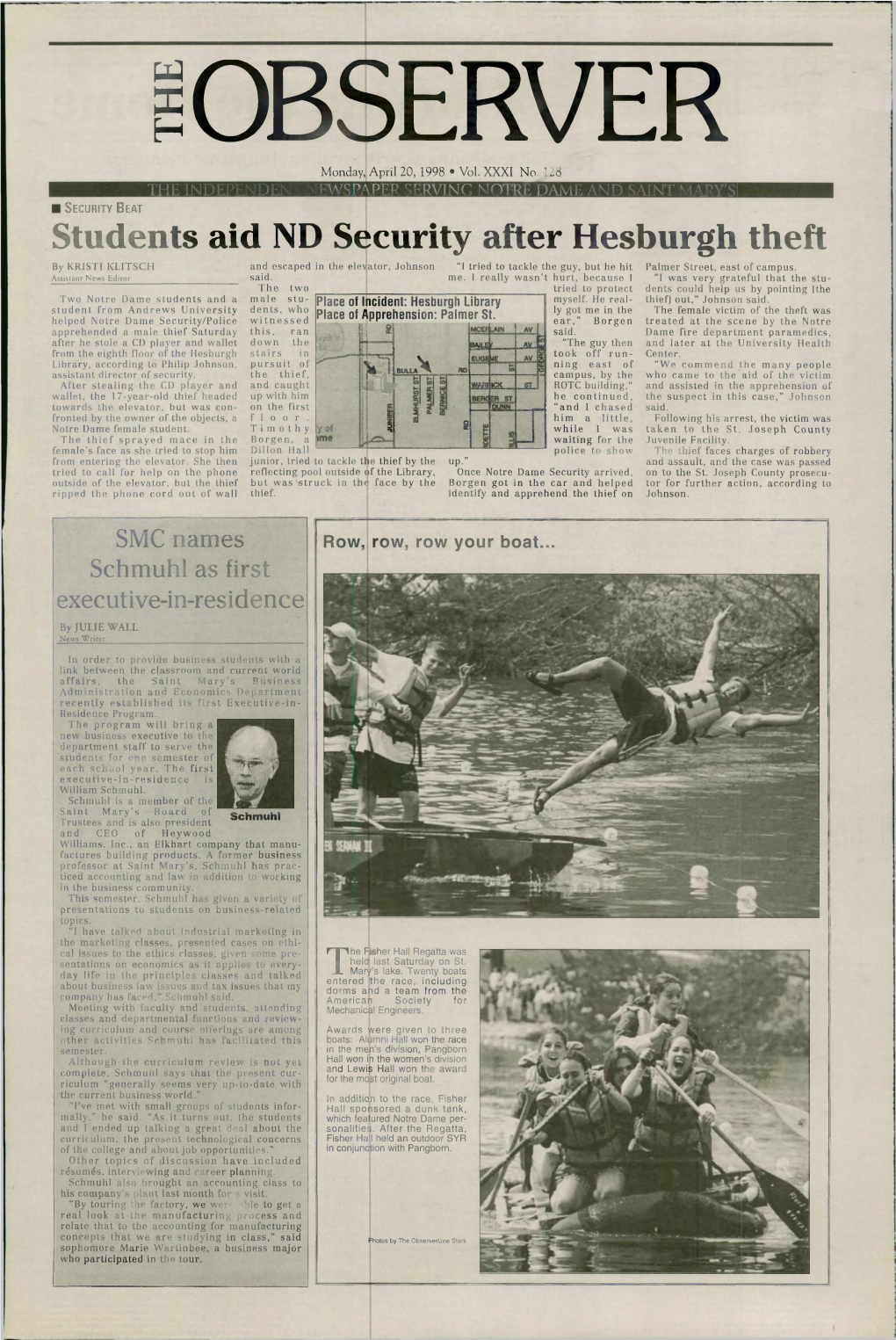 DC Students Aid ND Security After Hesburgh Theft M