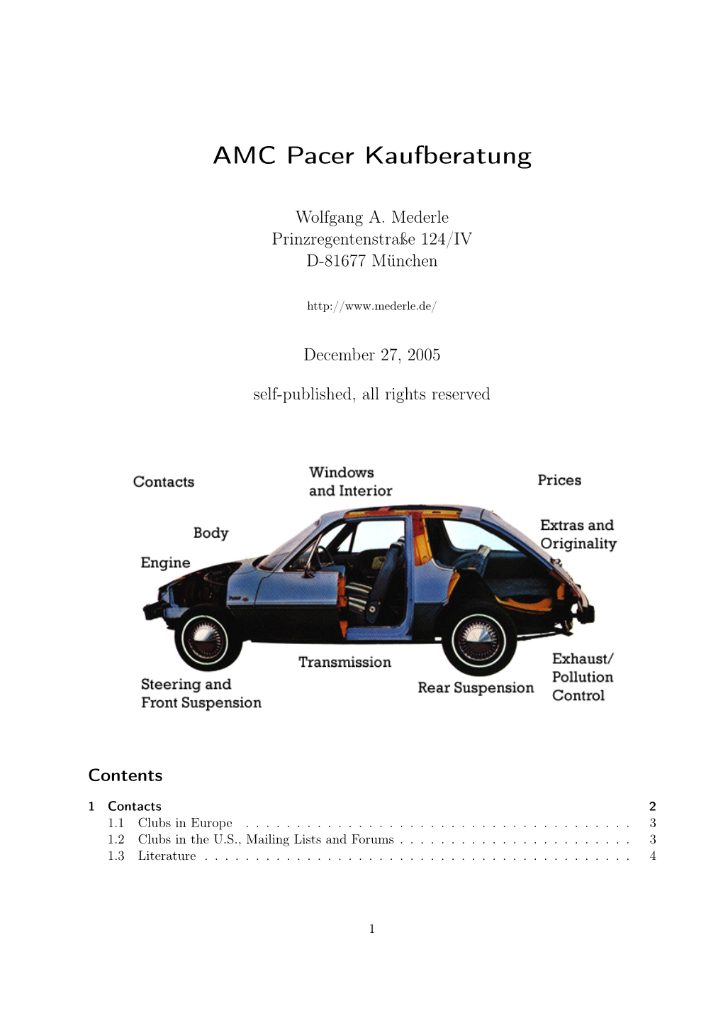 AMC Pacer Kaufberatung