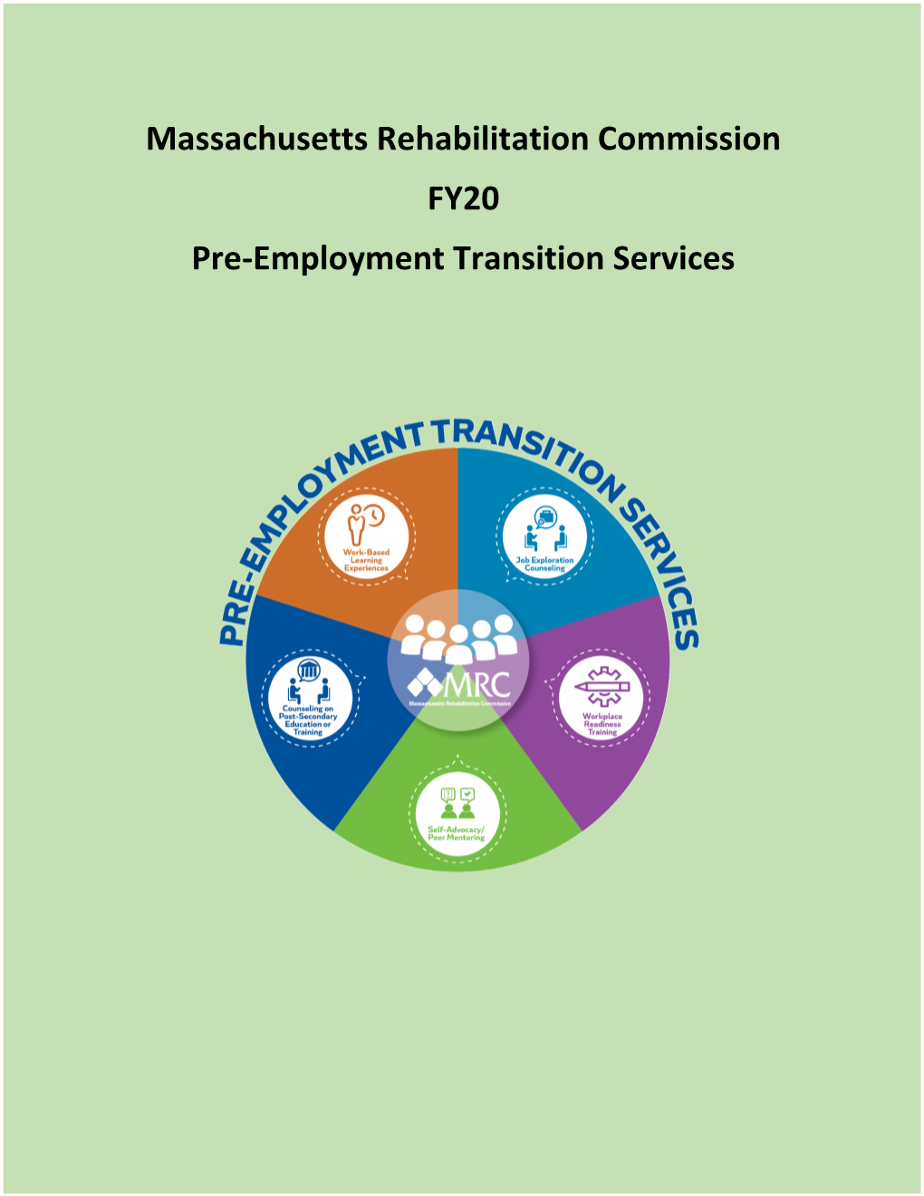 Massachusetts Rehabilitation Commission FY20 Pre-Employment Transition Services