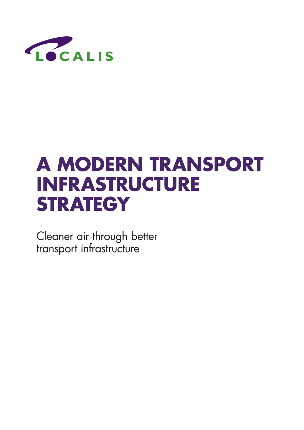 Download PDF a Modern Transport Infrastructure Strategy