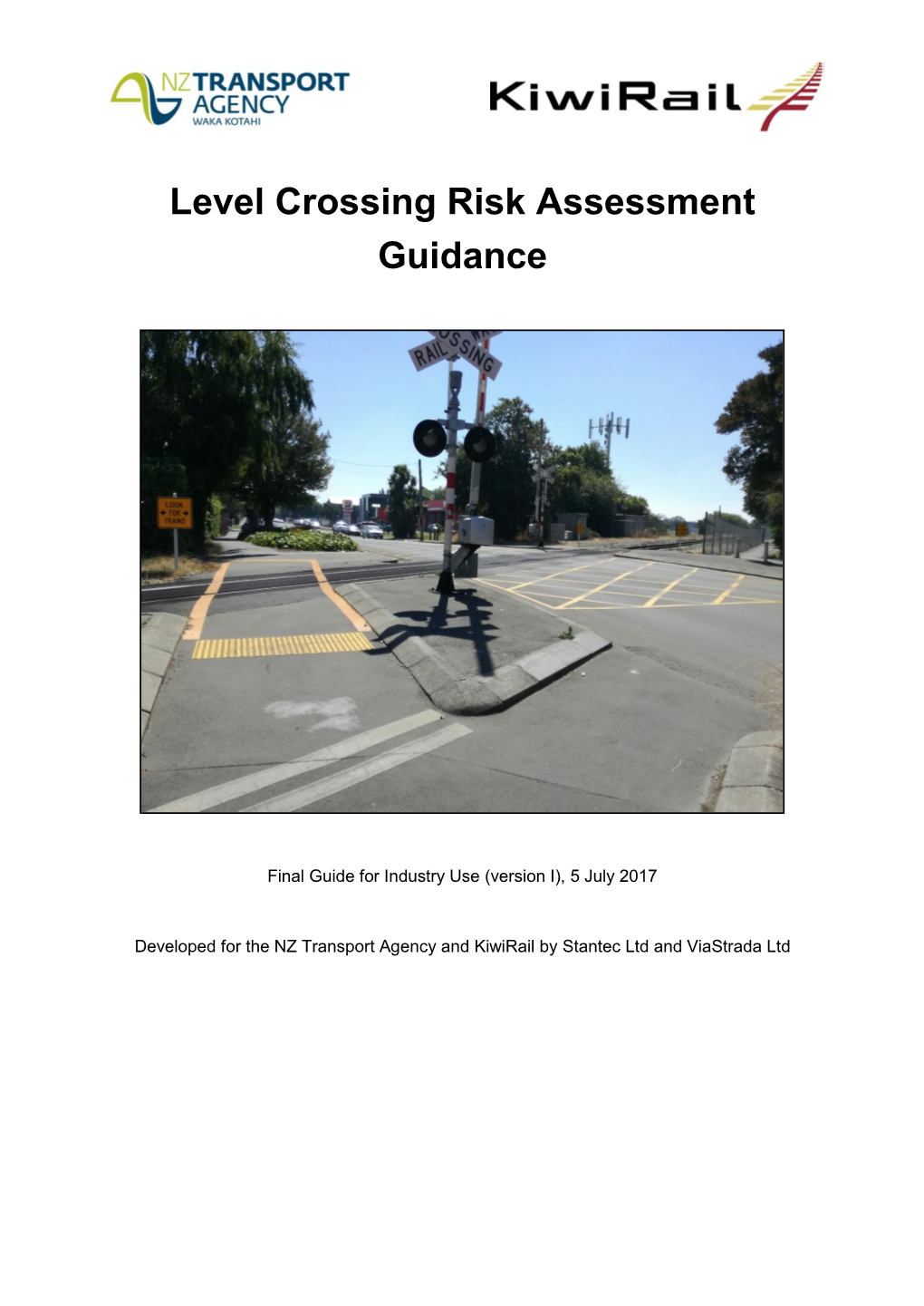 Level Crossing Risk Assessment Guidance