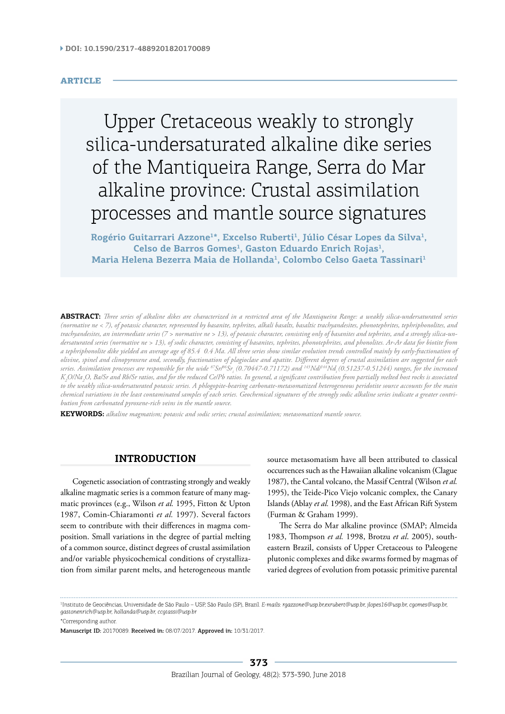 Upper Cretaceous Weakly to Strongly Silica