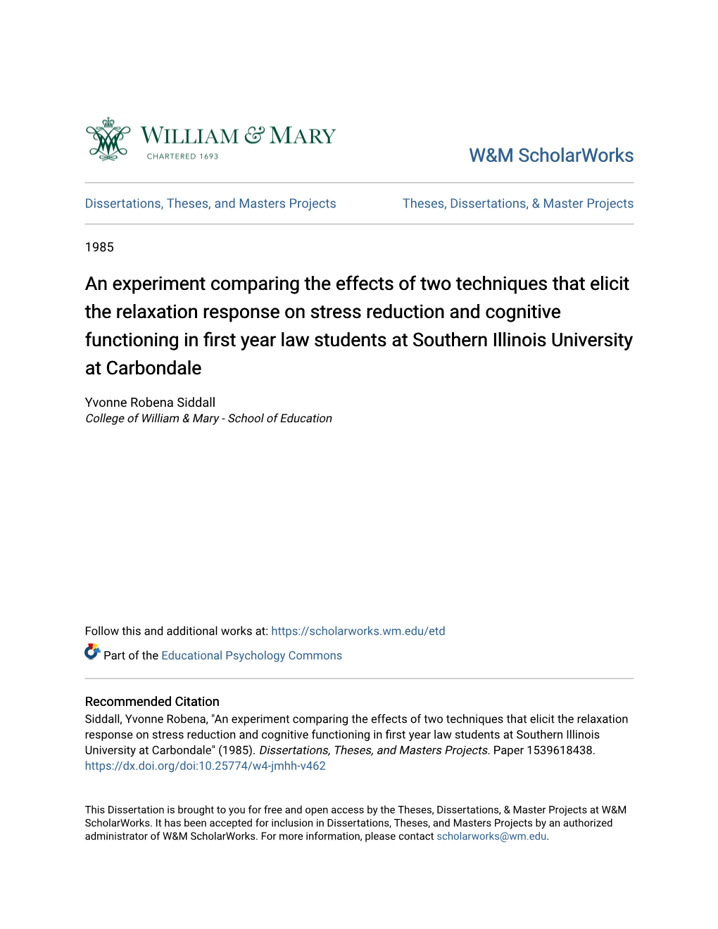 An Experiment Comparing the Effects of Two Techniques That Elicit The