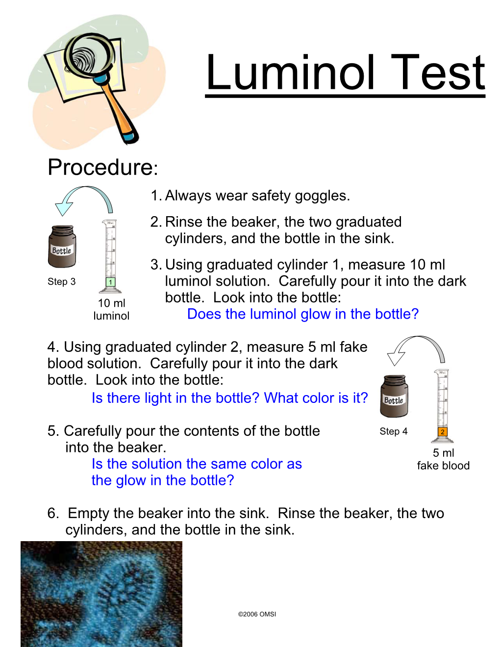 Luminol Test