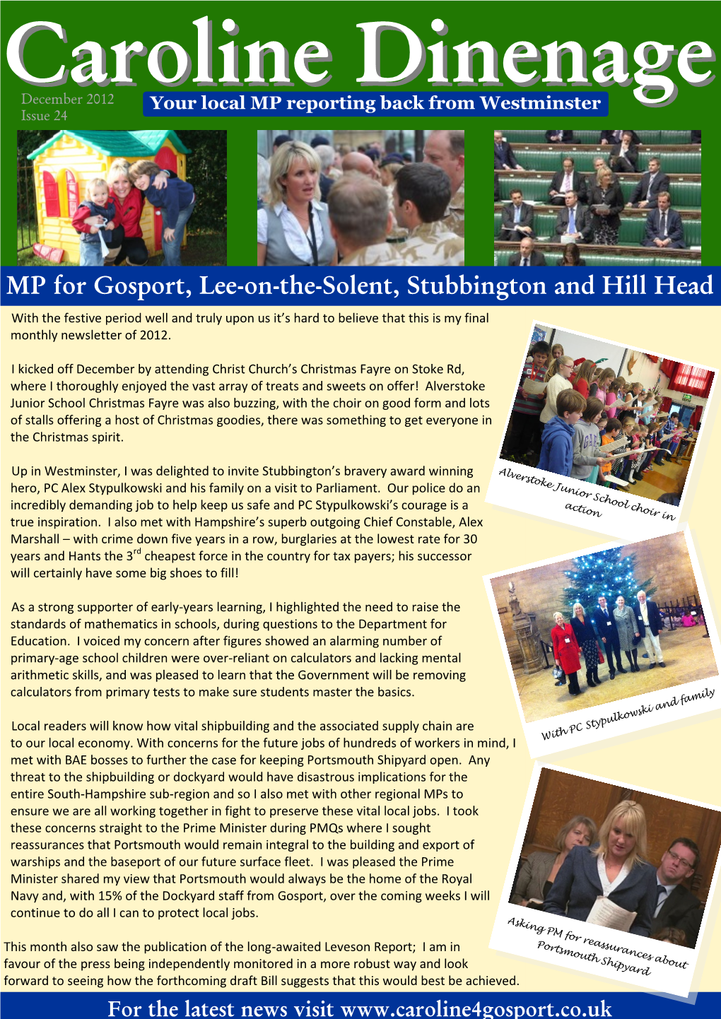 MP for Gosport, Lee-On-The-Solent, Stubbington and Hill Head