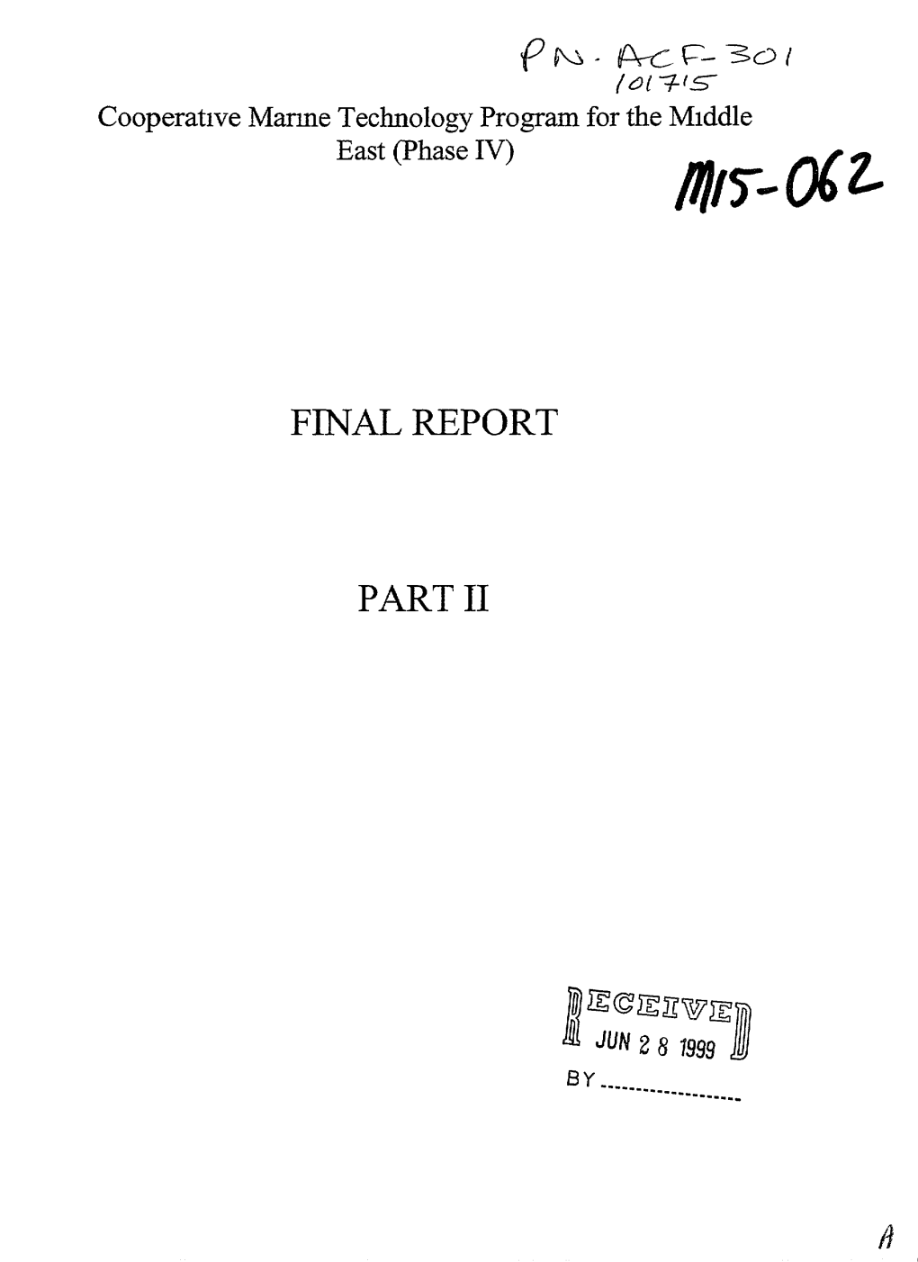 Final Report Part Ii