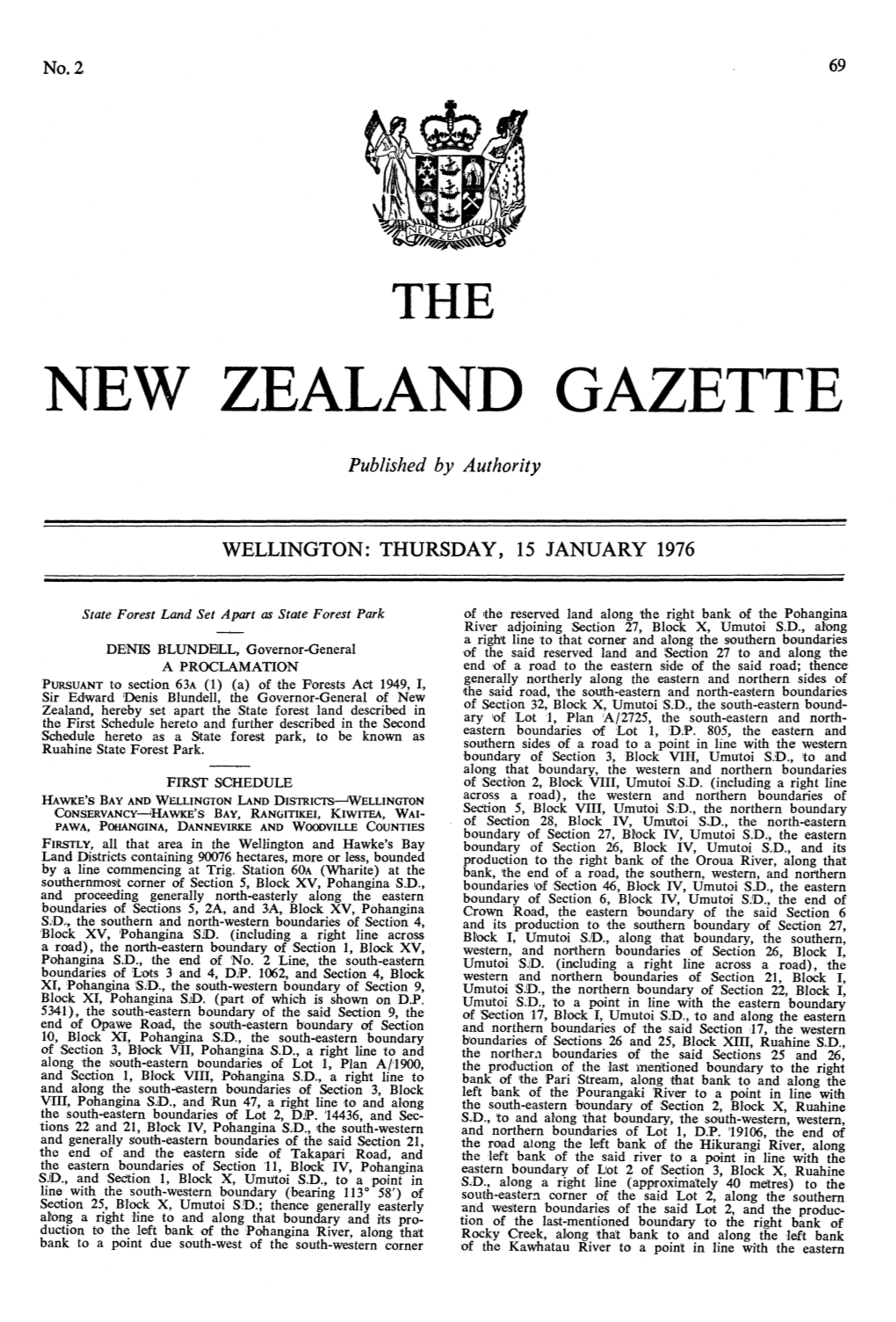 New Zealand Gazette