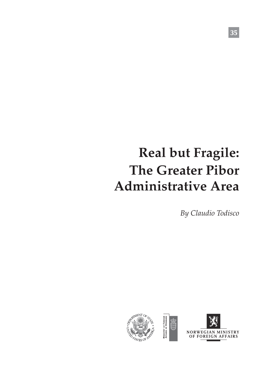 Real but Fragile: the Greater Pibor Administrative Area