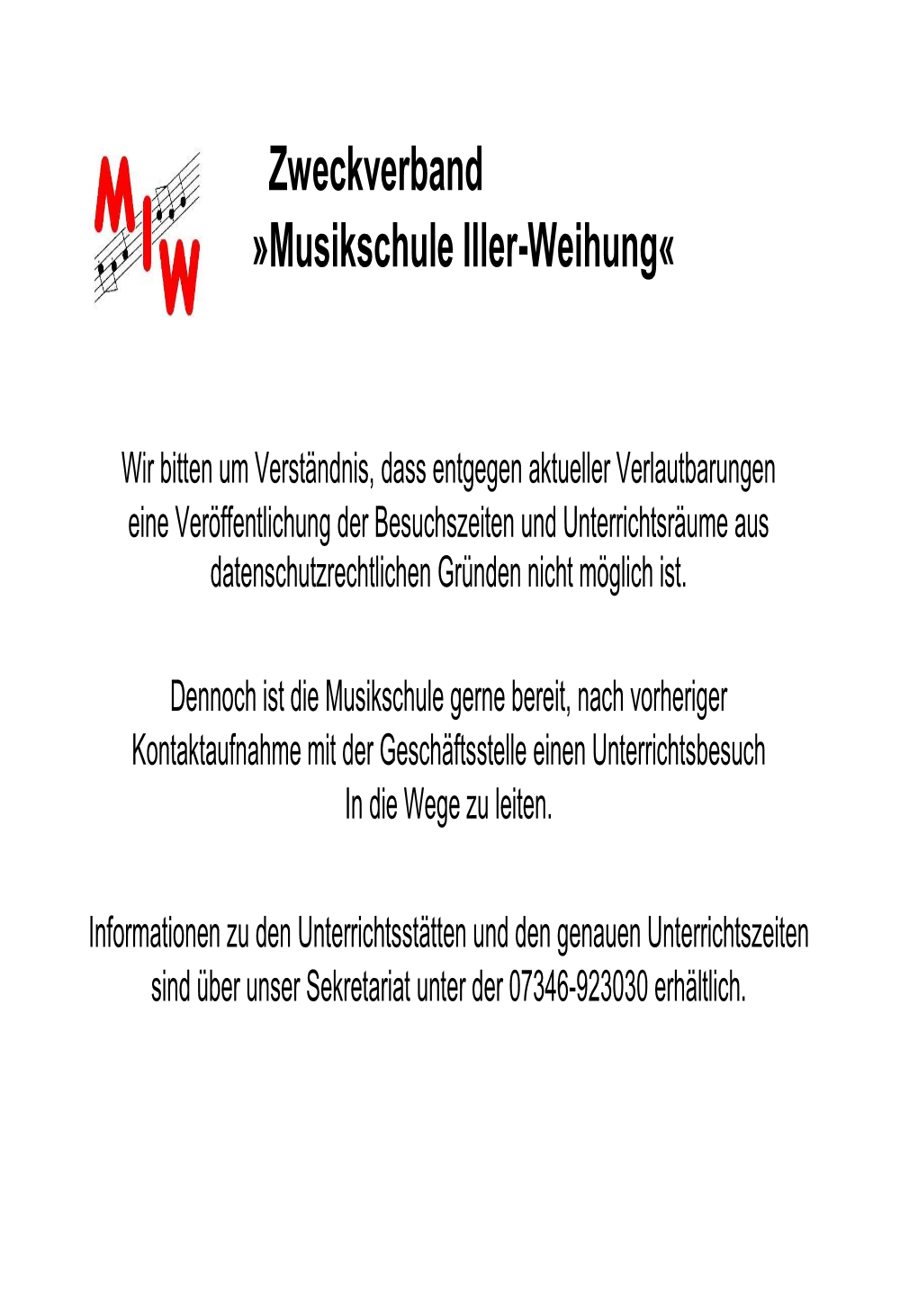 Zweckverband »Musikschule Iller-Weihung«