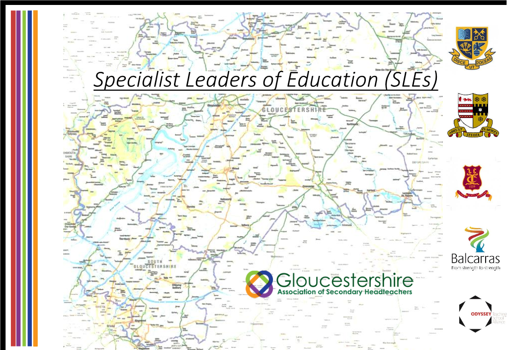 Specialist Leaders of Education ( Sles)