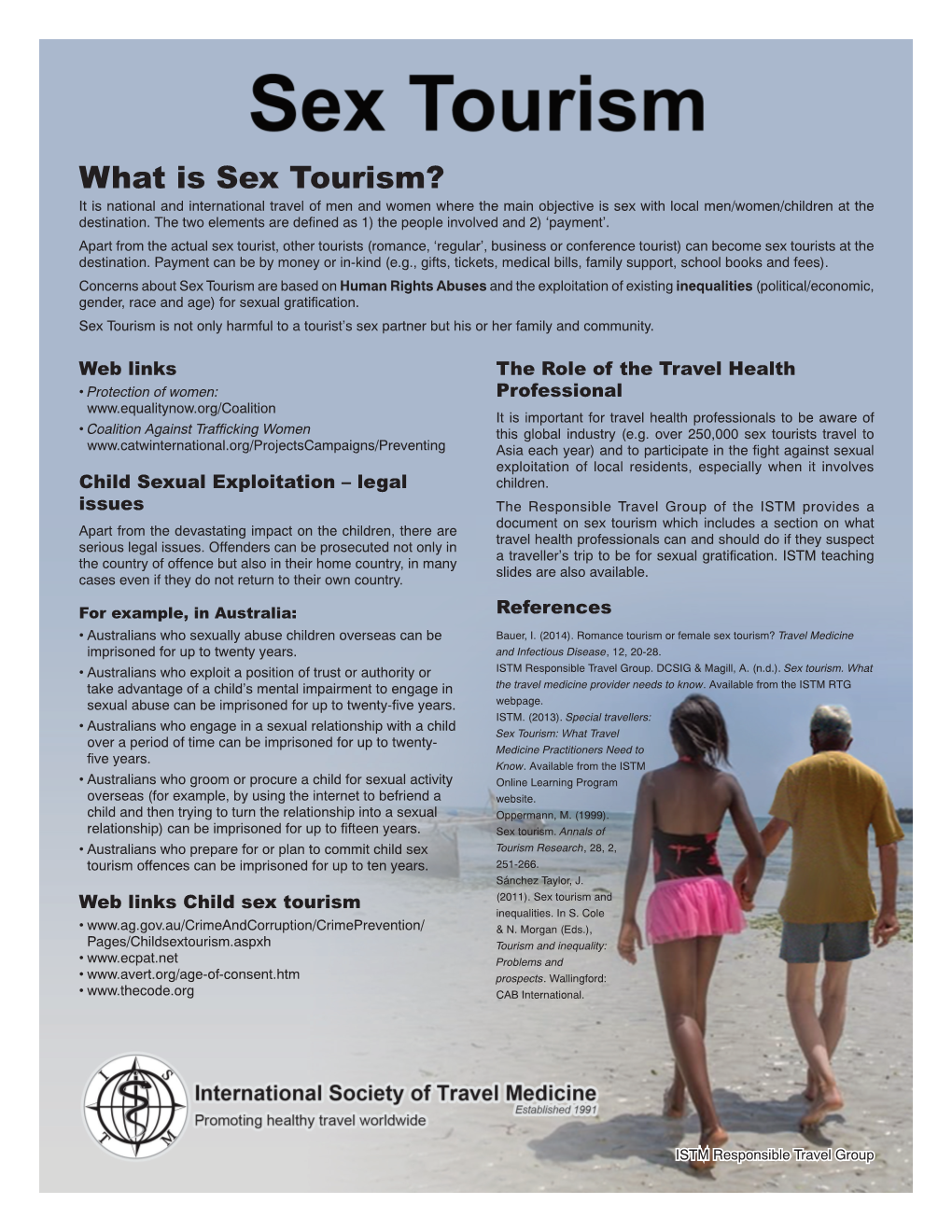 Sex Tourism Information Sheet