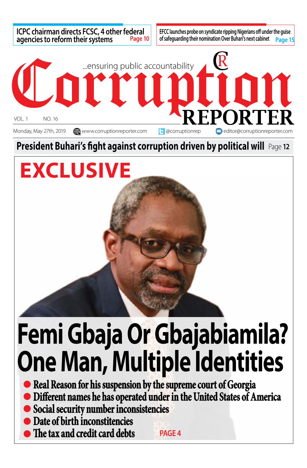 Corruption Reporter Epaper Edition 16
