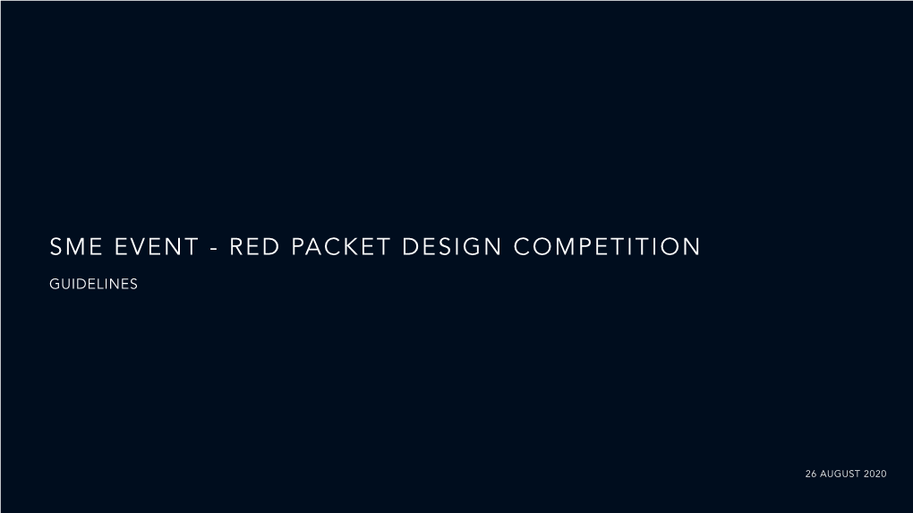 Sme Event - Red Packet Design Competition