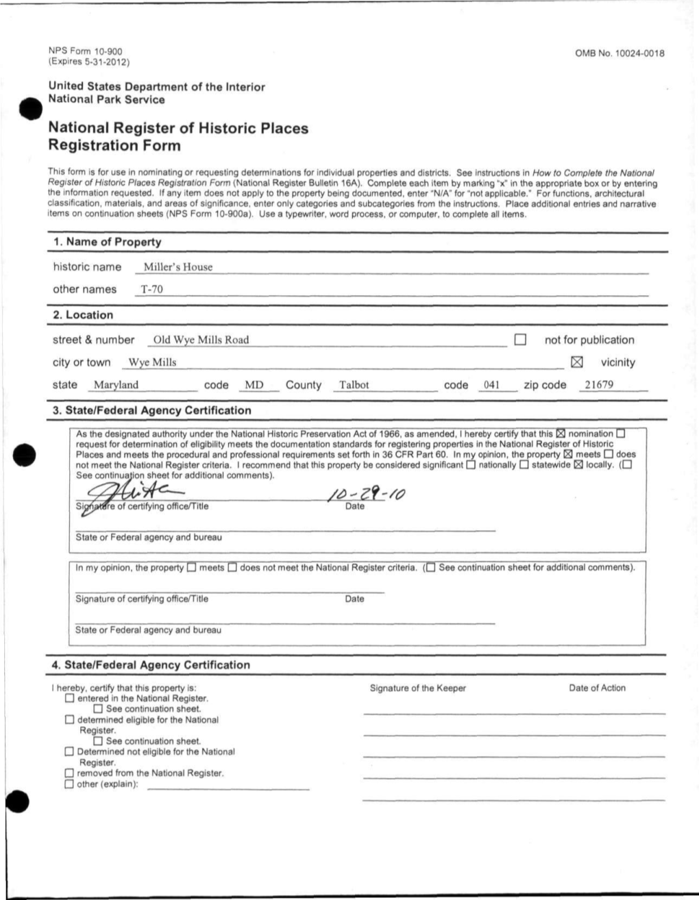 National Register of Historic Places Registration Form