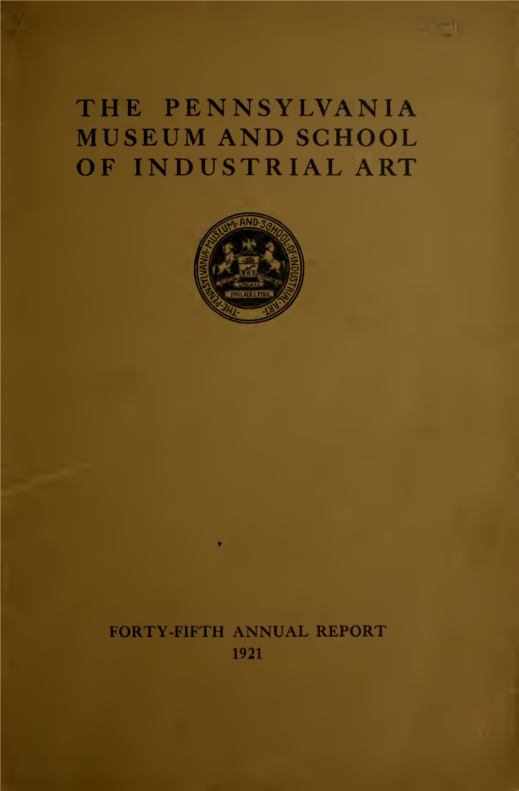 Annual Report, 1921