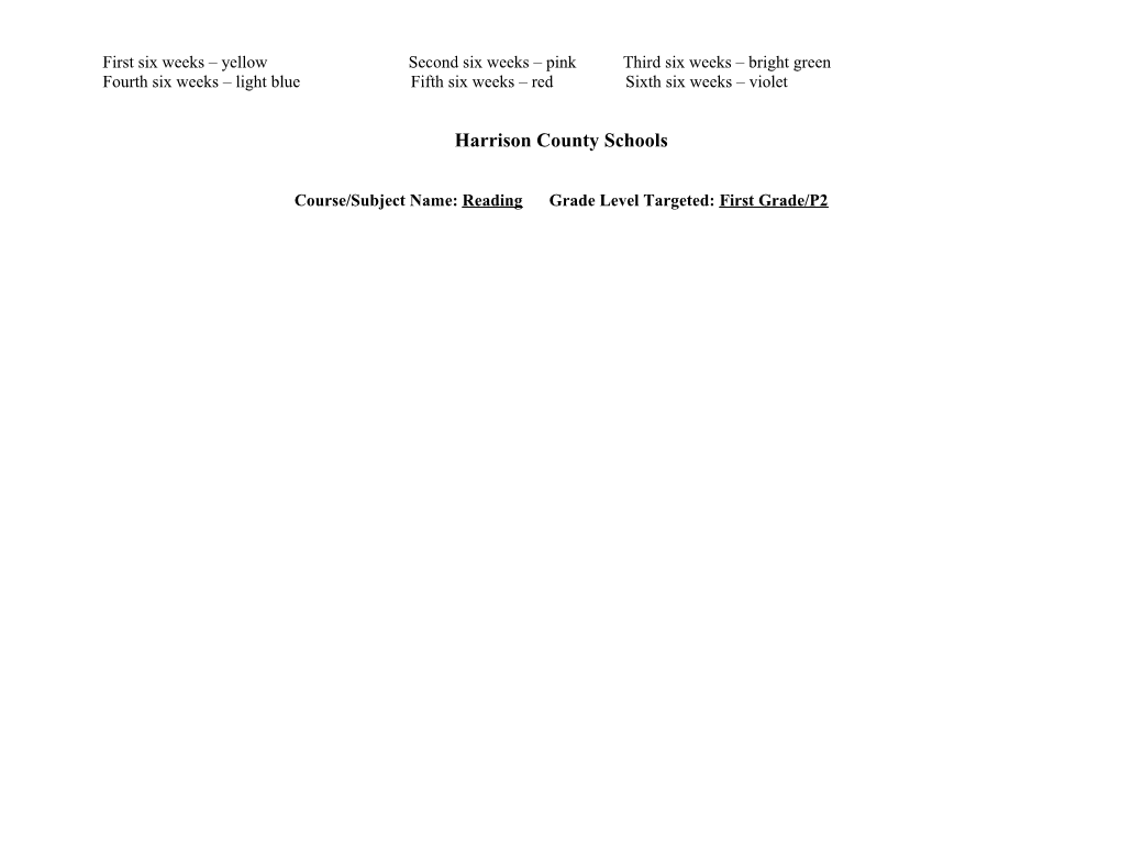 HC Ele Curriculum Mapping s4