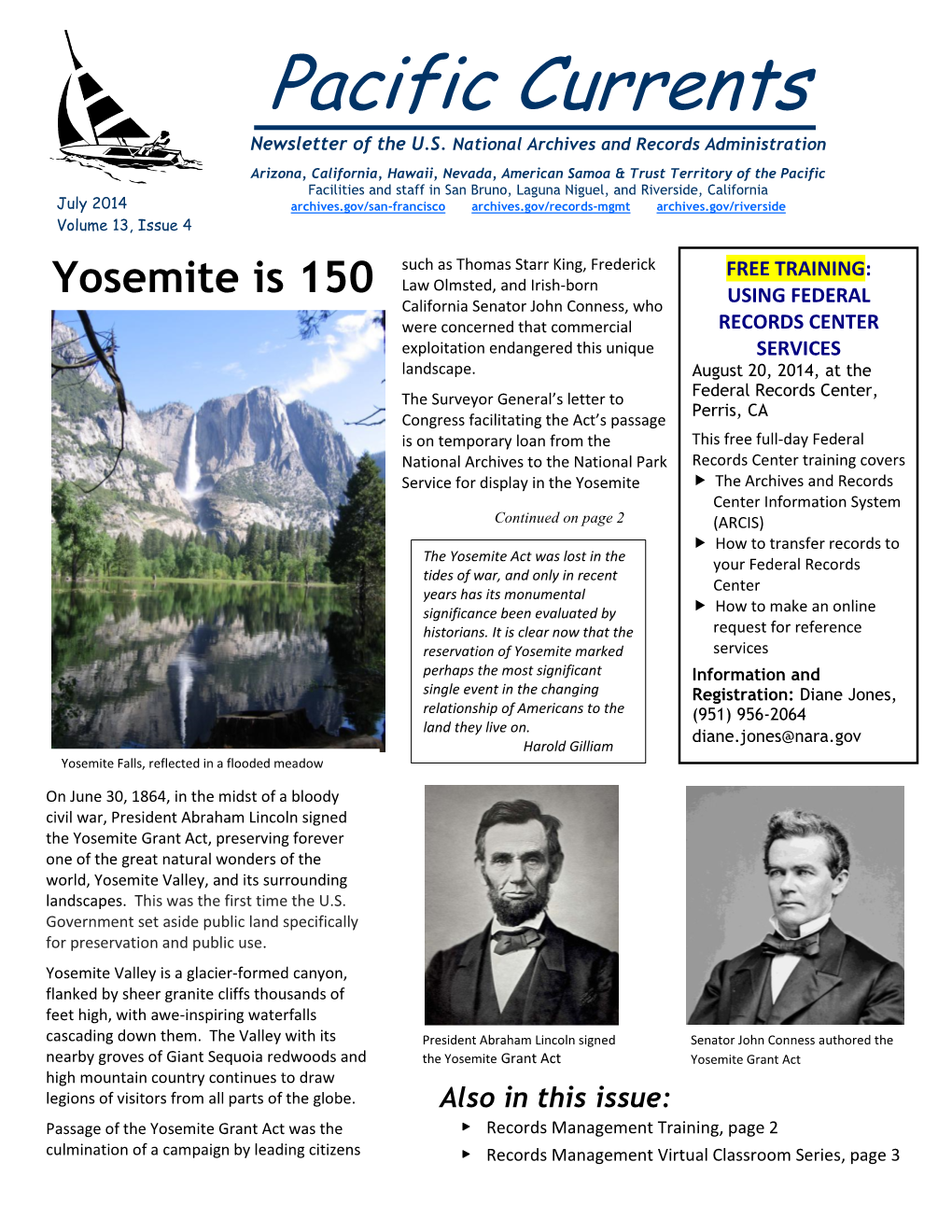 Pacific Currents Newsletter of the National Archives