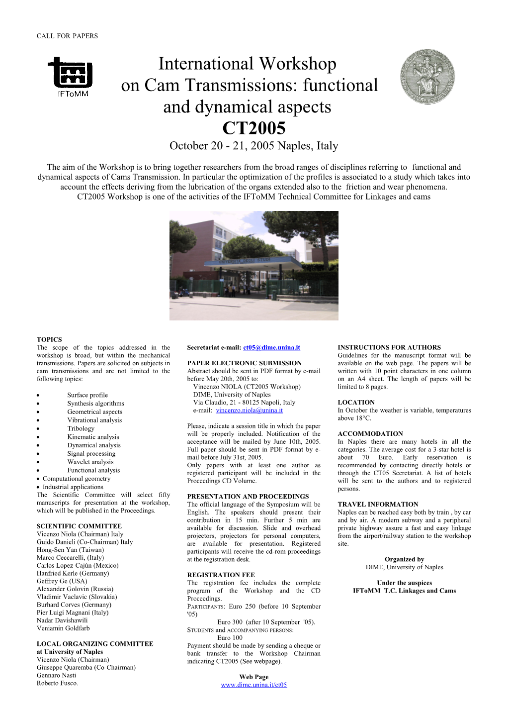 Call for Papers s12