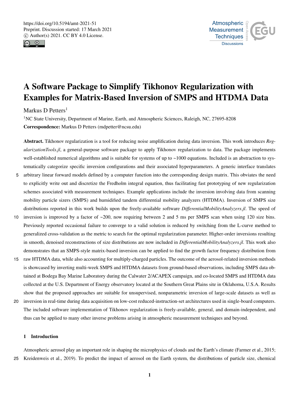 A Software Package to Simplify Tikhonov Regularization With