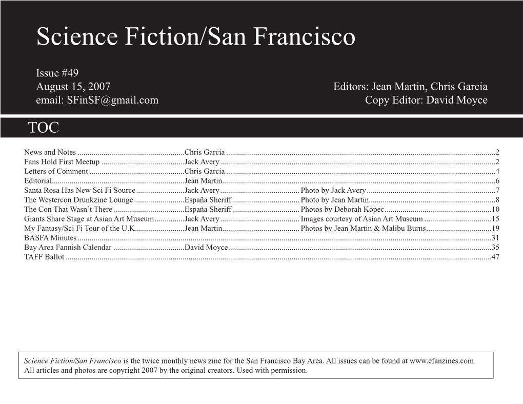 Science Fiction/San Francisco