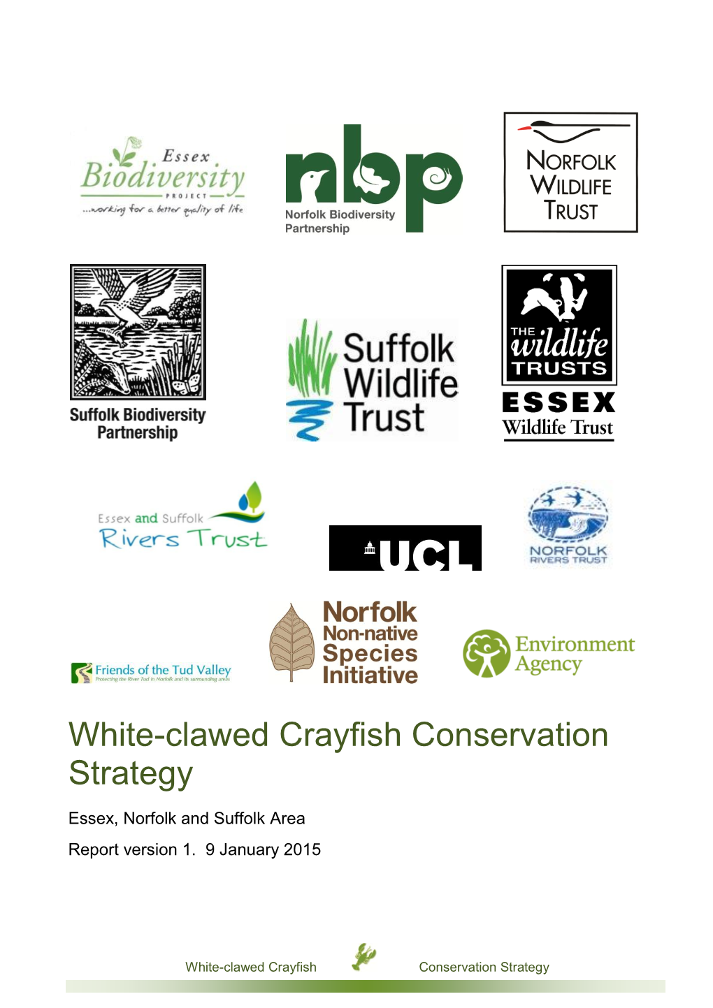 White-Clawed Crayfish Conservation Strategy