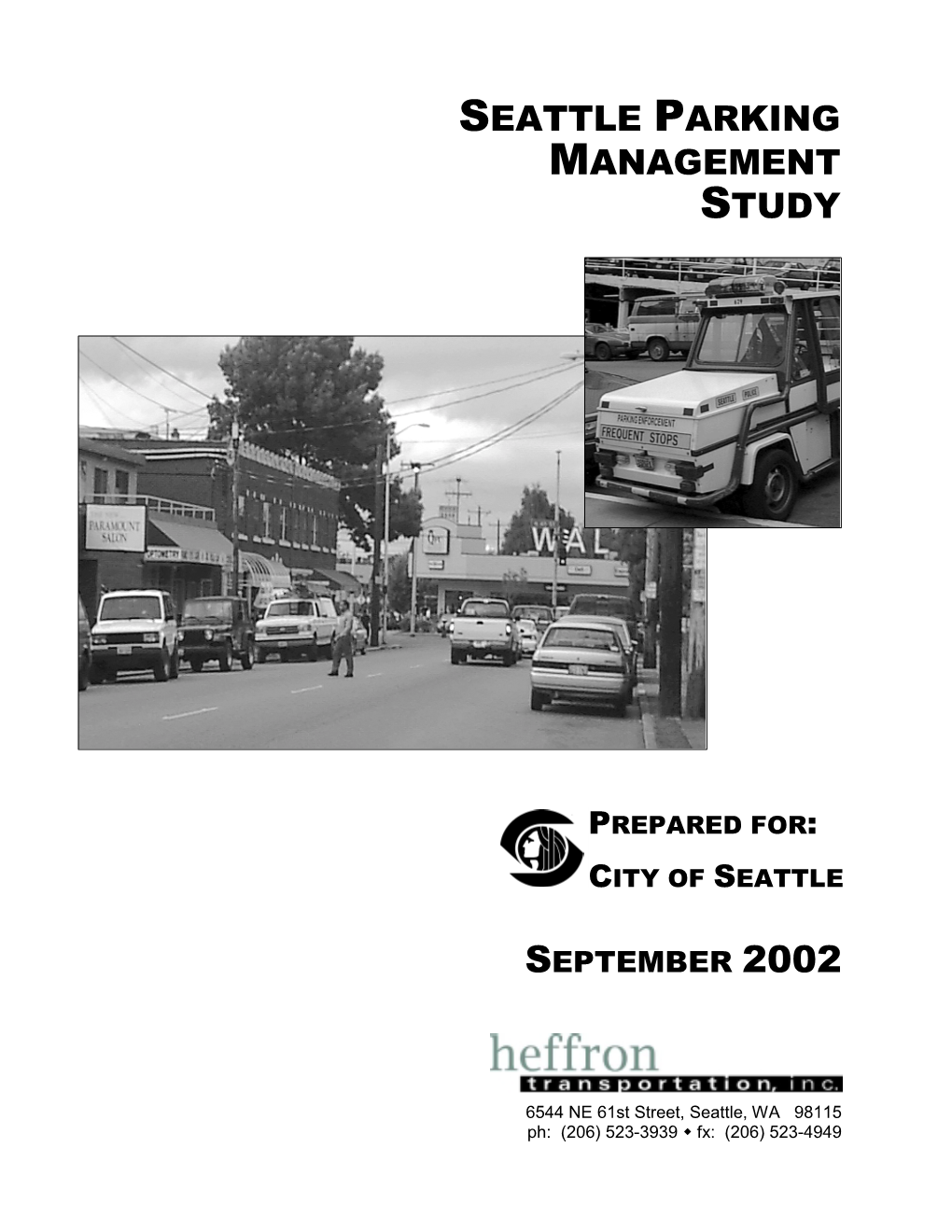 Parking Management Study