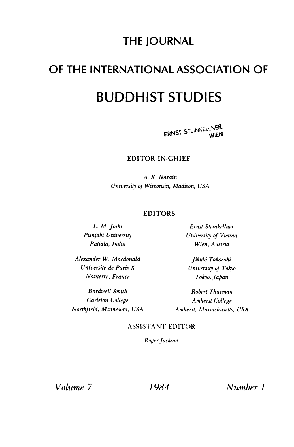 Paritta: a Historical and Religious Study of the Buddhist Ceremony For