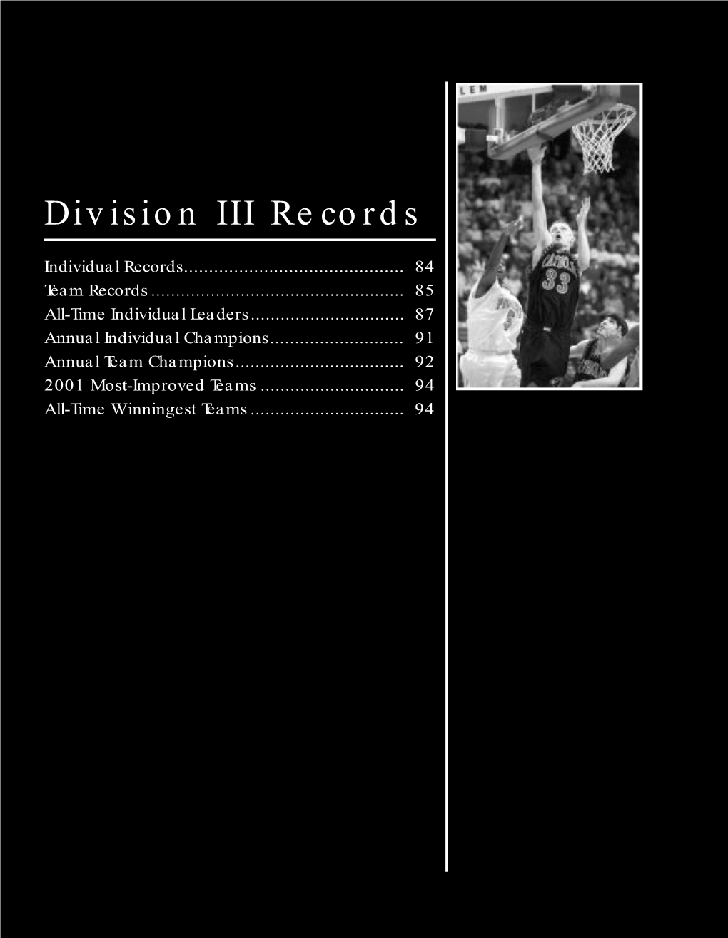 2002 Men's NCAA Basketball Records Book