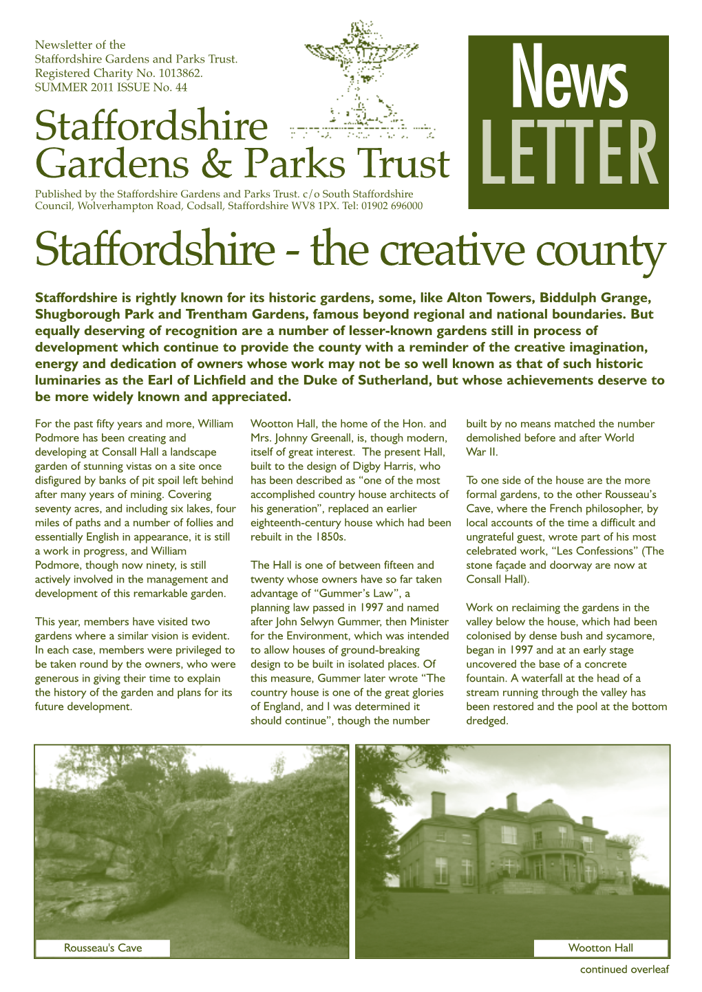 Staffordshire Gardens & Parks Trust